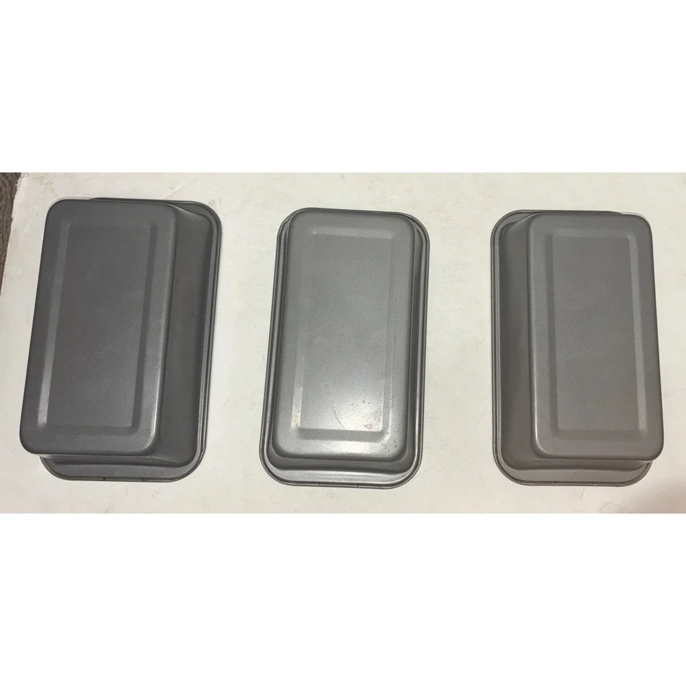 Vintage Loaf‎ Pans Metal Non-Stick 1.5 Qt 10.5x6x3